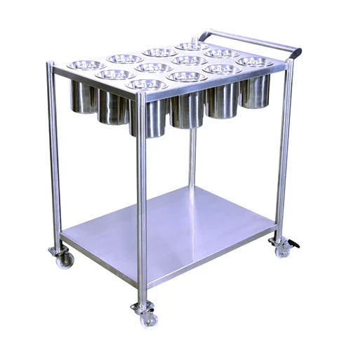 Steel Masala Trolley