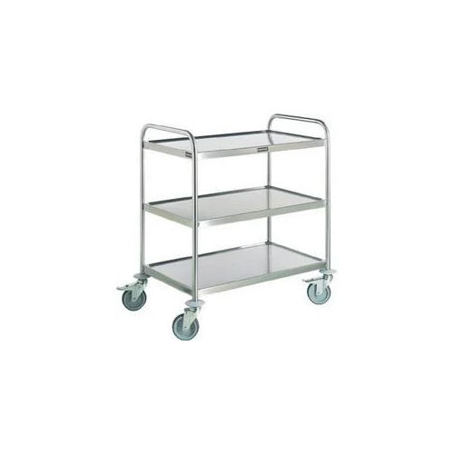 Stainless Steel 3 Tier Trolley