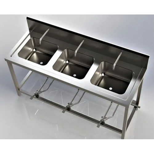 Silver Stainless Steel Storage Tank