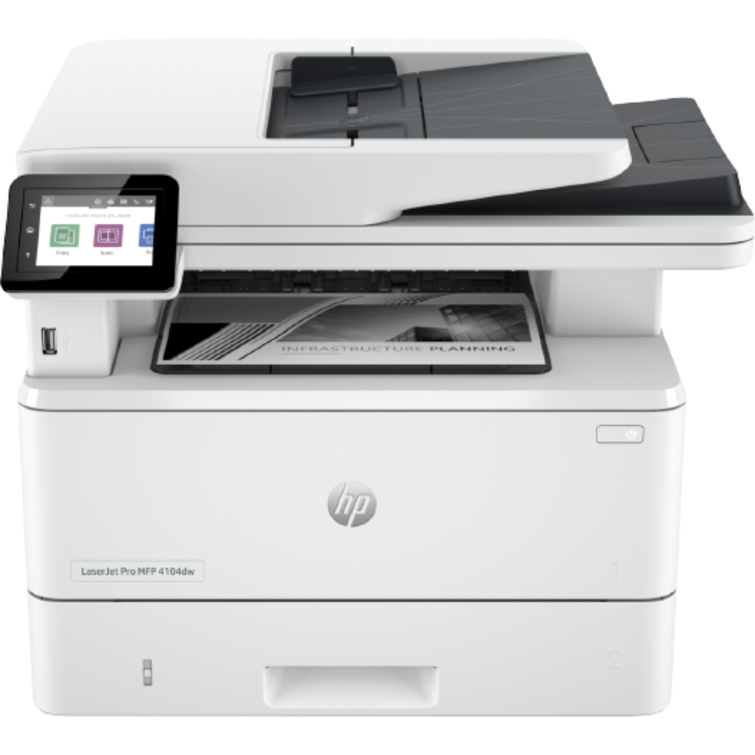 HP LaserJet Pro MFP 4104 DW Printer Copier Color Scanner