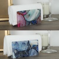 Natural Mix Agate Napkin Holder