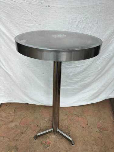 Stainless Steel Hi Rise Standing Tea Table