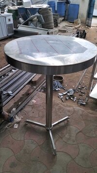 Stainless Steel Hi Rise Standing Tea Table