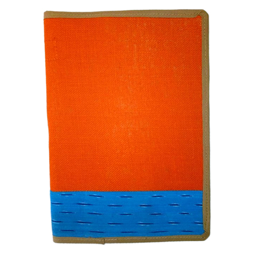Jute Zip File Folder - 100% Natural Jute Fabric, Modern Design with Printed Pattern | Customizable Size, Eco-Friendly Solution for Professionals