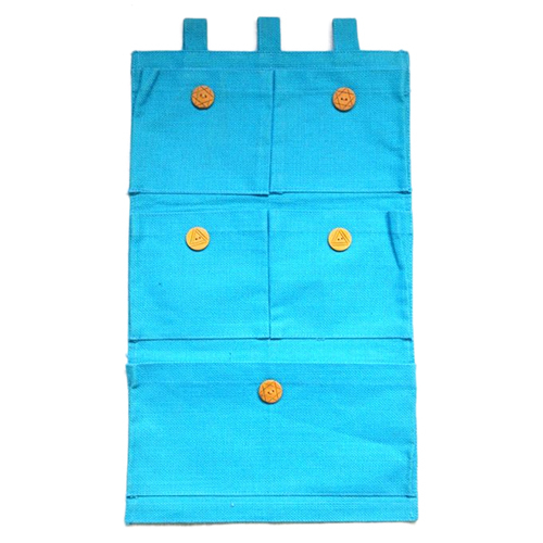 Different Available Jute 5 Pocket Wall Hangings