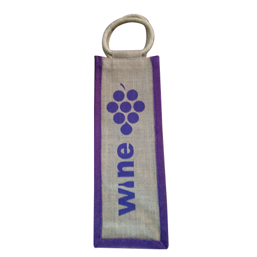1 Ltr Jute Bottle Bag - Jute Material, Custom Size, Available in Various Colors | Insulated, Durable, Eco-Friendly Design for On-the-Go Convenience