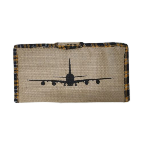 Promotional Passport Purse - Eco-Friendly Jute Material Customized Sizes & Colors | Durable Design for Easy Access to Travel Documents
