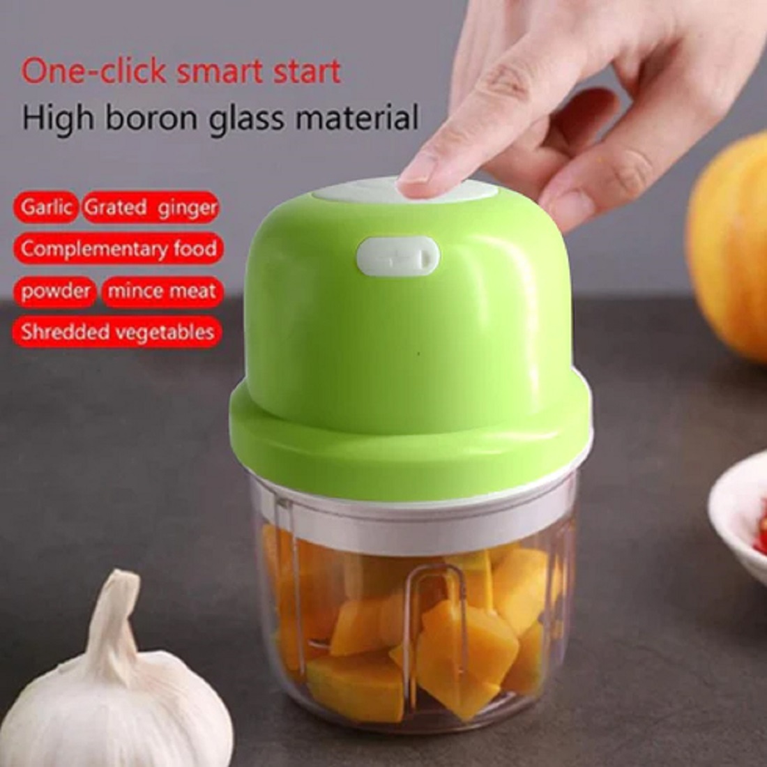 Usb Rechargeable Electric Chopper