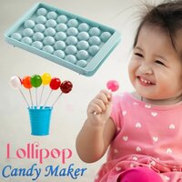 Plastic Round Lollipop Candy Maker Ice Cube Ice Ball Mold