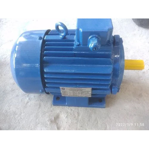 Blue Foot Mounted Ac Motor