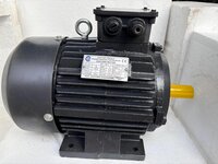 Electric Three Phase Motor - Color: Black