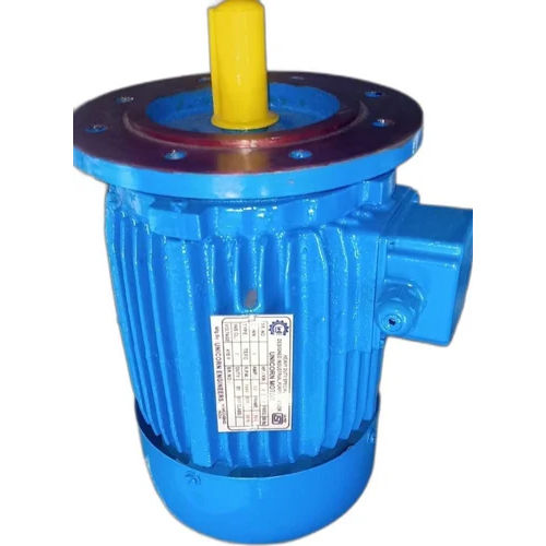 Blue Industrial Induction Motor