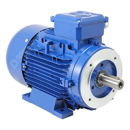 Blue/ Black / Silver 1 Hp 1440 Rpm 3 Phase Face Mounted Motor