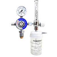 White Bpc Flowmeter And Humidifier With Single Stage Single Gauge