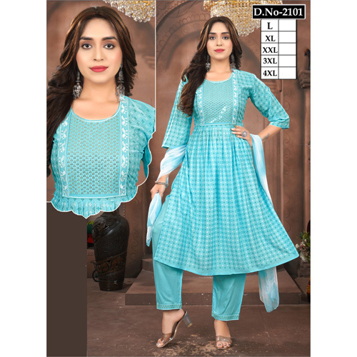 Ladies Readymade Suit With Dupatta