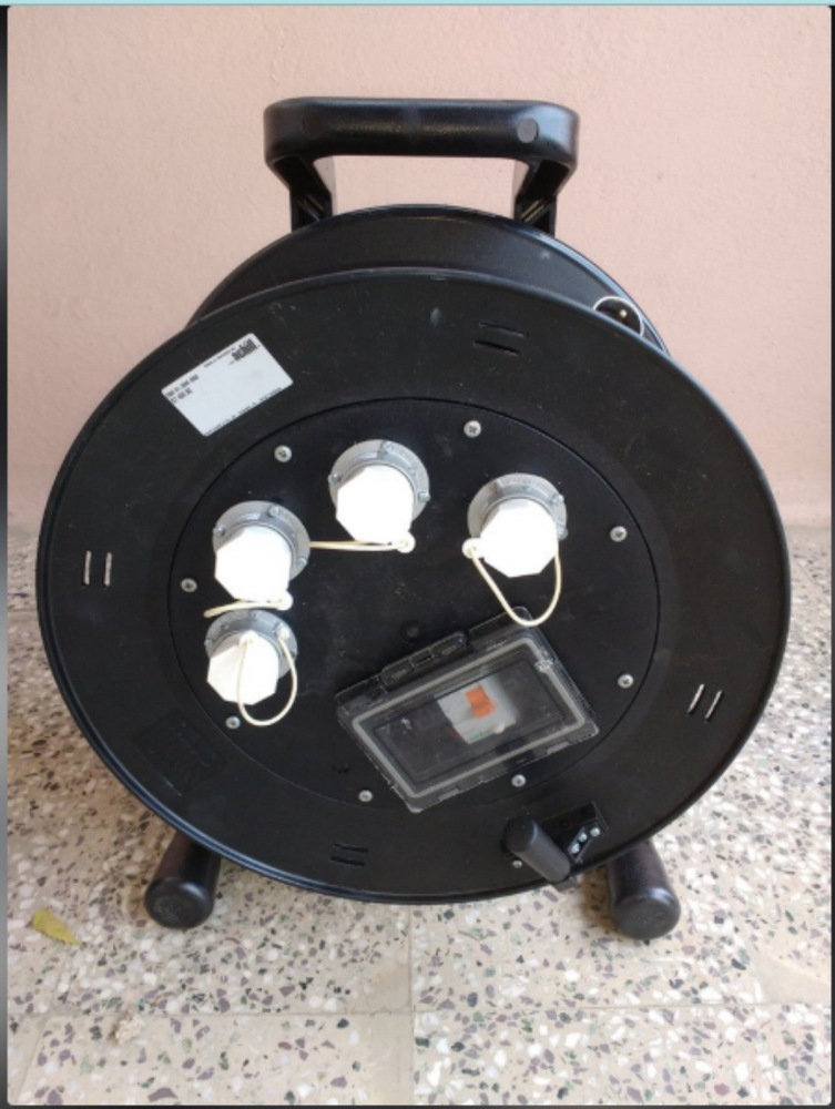 Industrial Cable Reel Drum - Color: Blue