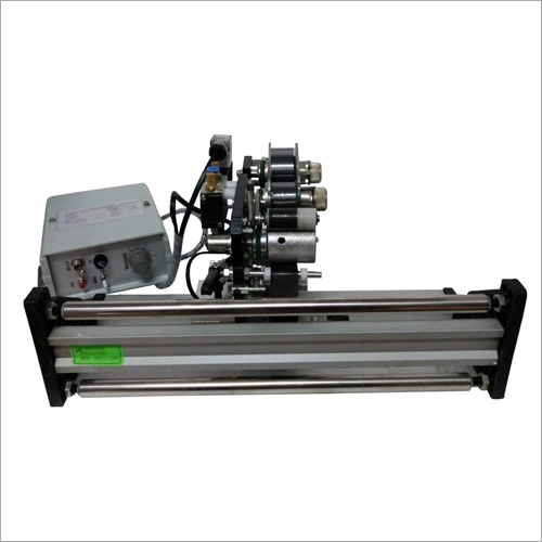 Lock And Follow Color Ribbon Pneumatic Coding Machine