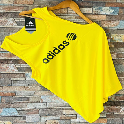 Mens Yellow Gym Vest