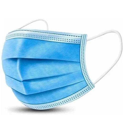 Blue 3 Ply Disposable Face Mask