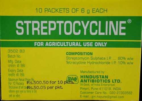 AGRICULTURE ANTI BIOTIC STREPTOCYCLINE