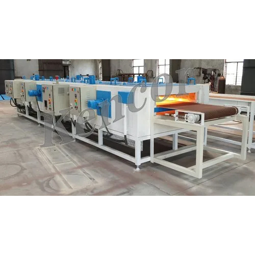 Infrared Conveyor Oven - Mild Steel, 600x6000x150 mm | White-Blue Color, Electric Power Source, New Condition, Powder Coated Finish, 200Â°C Temperature Range, 440V