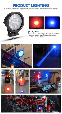 Forklift Light Blue - Spot Beam