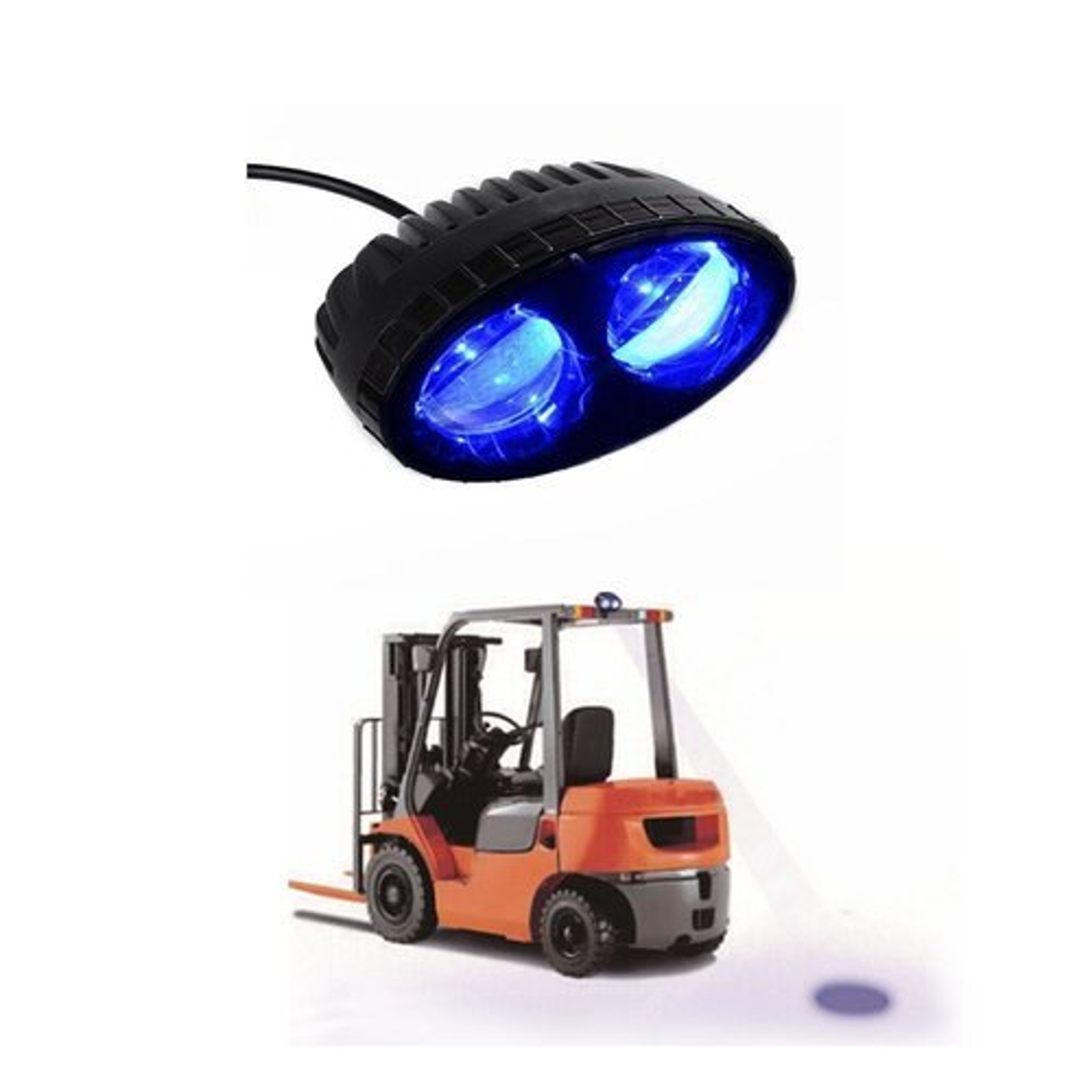 Forklift Light Blue - Spot Beam