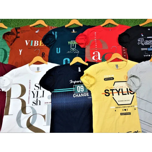 Mens Printed Round Neck T Shirt Age Group: 18-35