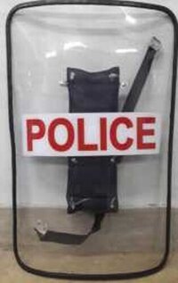 Polycarbonate Shield - Engineering Grade Virgin Polycarbonate, 930mm X 580mm/610mm X 3.5mm | Scratch-proof, Lightweight, High Impact Resistance, Cushioned Arm Rest