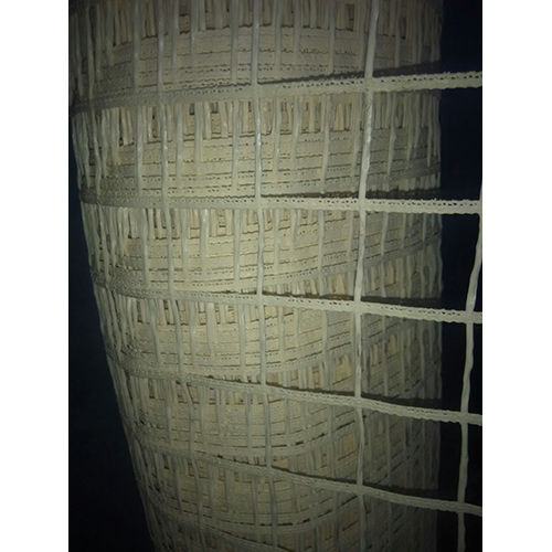 Washable White Geogrid Mesh Fabric