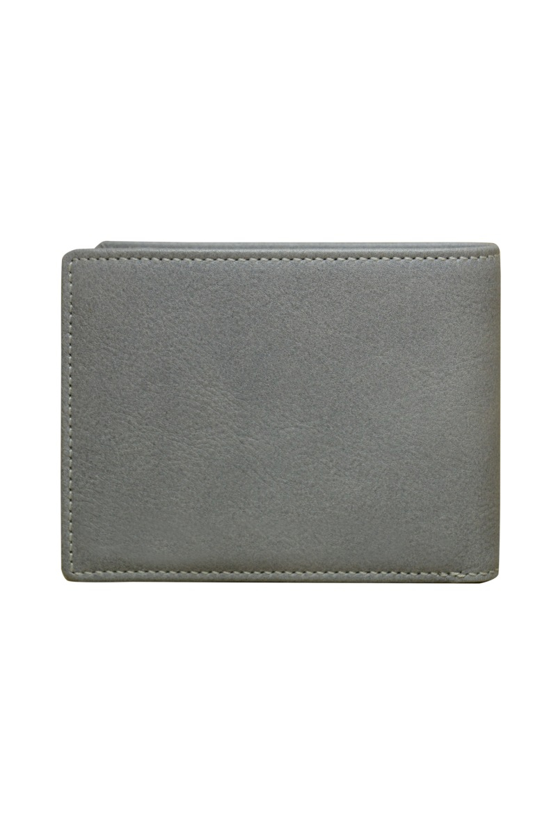 Genuine Leather Grey Gents Wallet