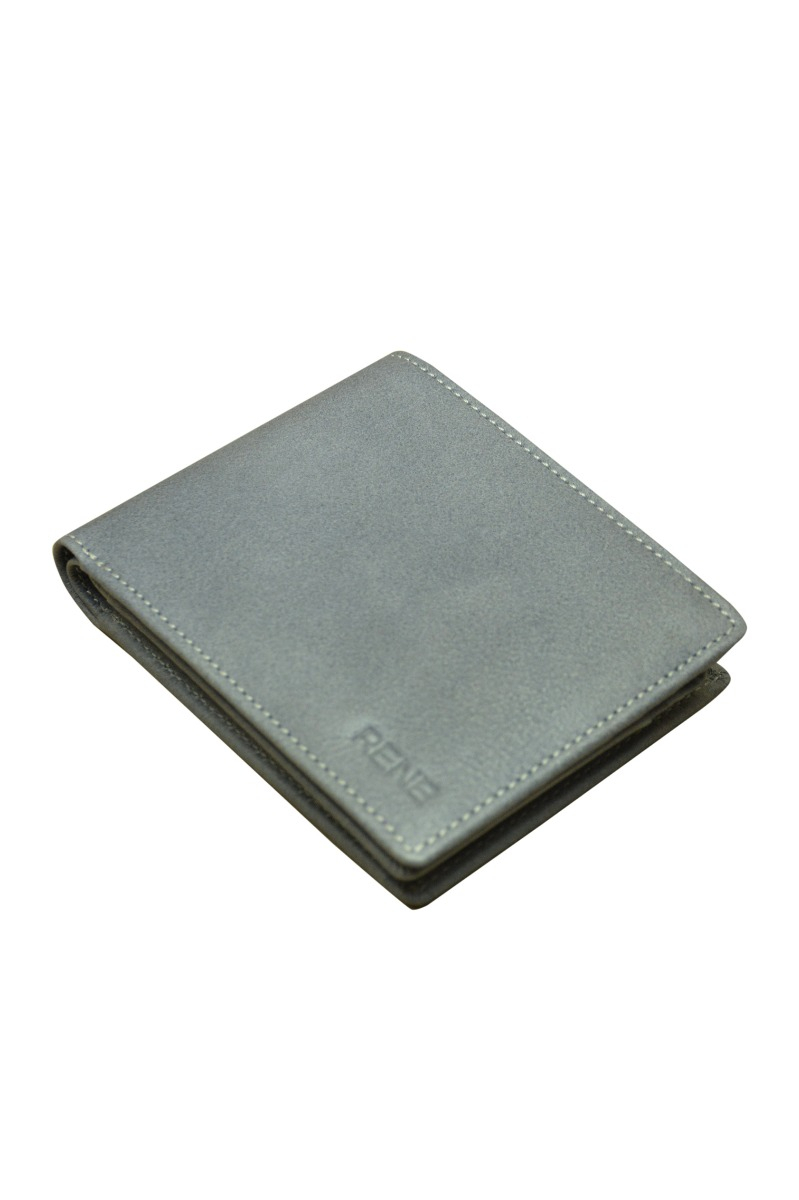 Genuine Leather Grey Gents Wallet