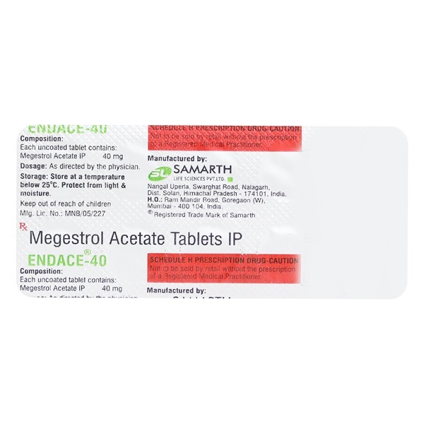 Endace 40 Mg Tablets