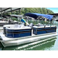 Semi-automatic Plastic Pontoon Boat