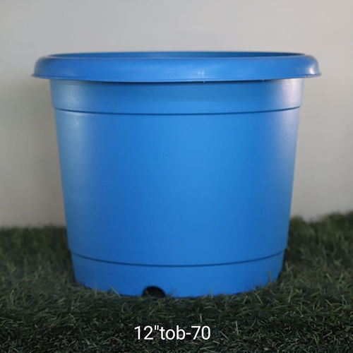 Blue 12 Inch Plant Tub