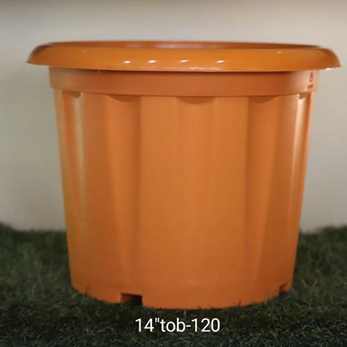 Brown 14 Inch Plastic Tub