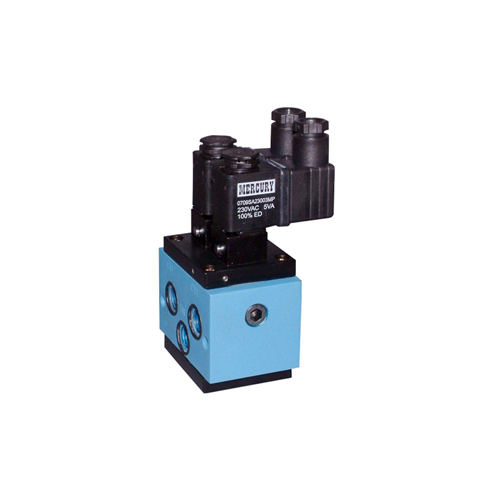 Black-Blue Solenoid Poppet Valve