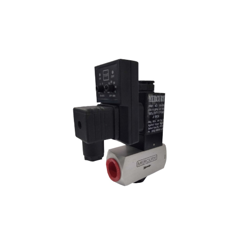 Black-Silver Automatic Drain Valves For Small Compressors