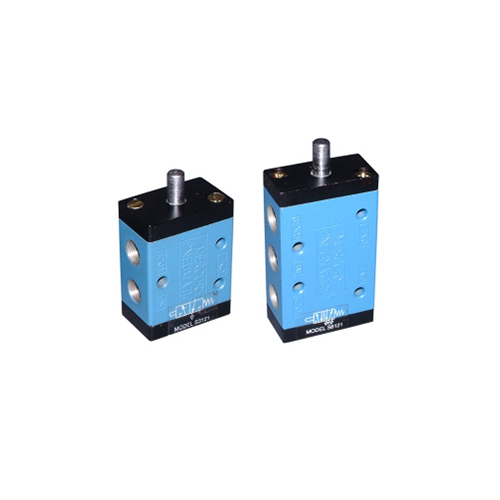 Black-Blue Normally Closed Plunger Spring Valve