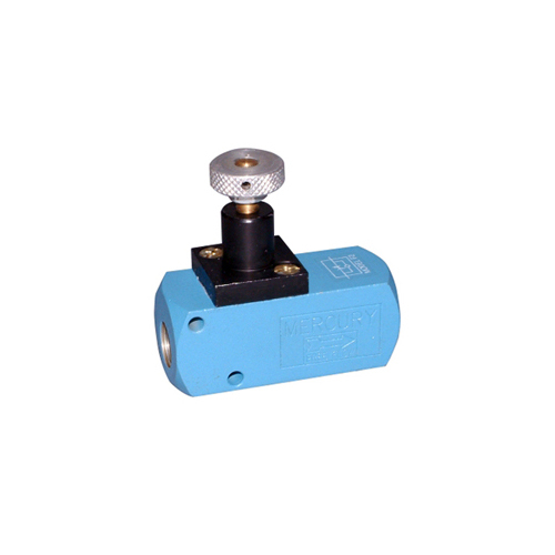 Blue-Black Flow Control Valve