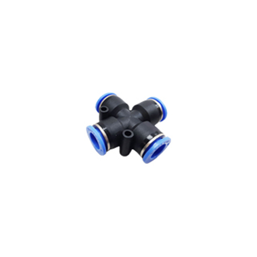 Black-Blue Pneumatic Equal Cross