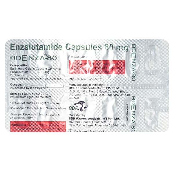 Bdenza 80 Mg Capsules