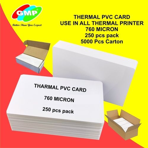 Gmp Thermal Pvc Card For All Thermal Printer 250 Pcs Box at Best Price ...