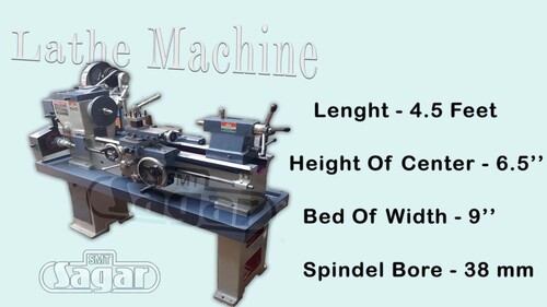 Lathe Machine - 4.4 Feet