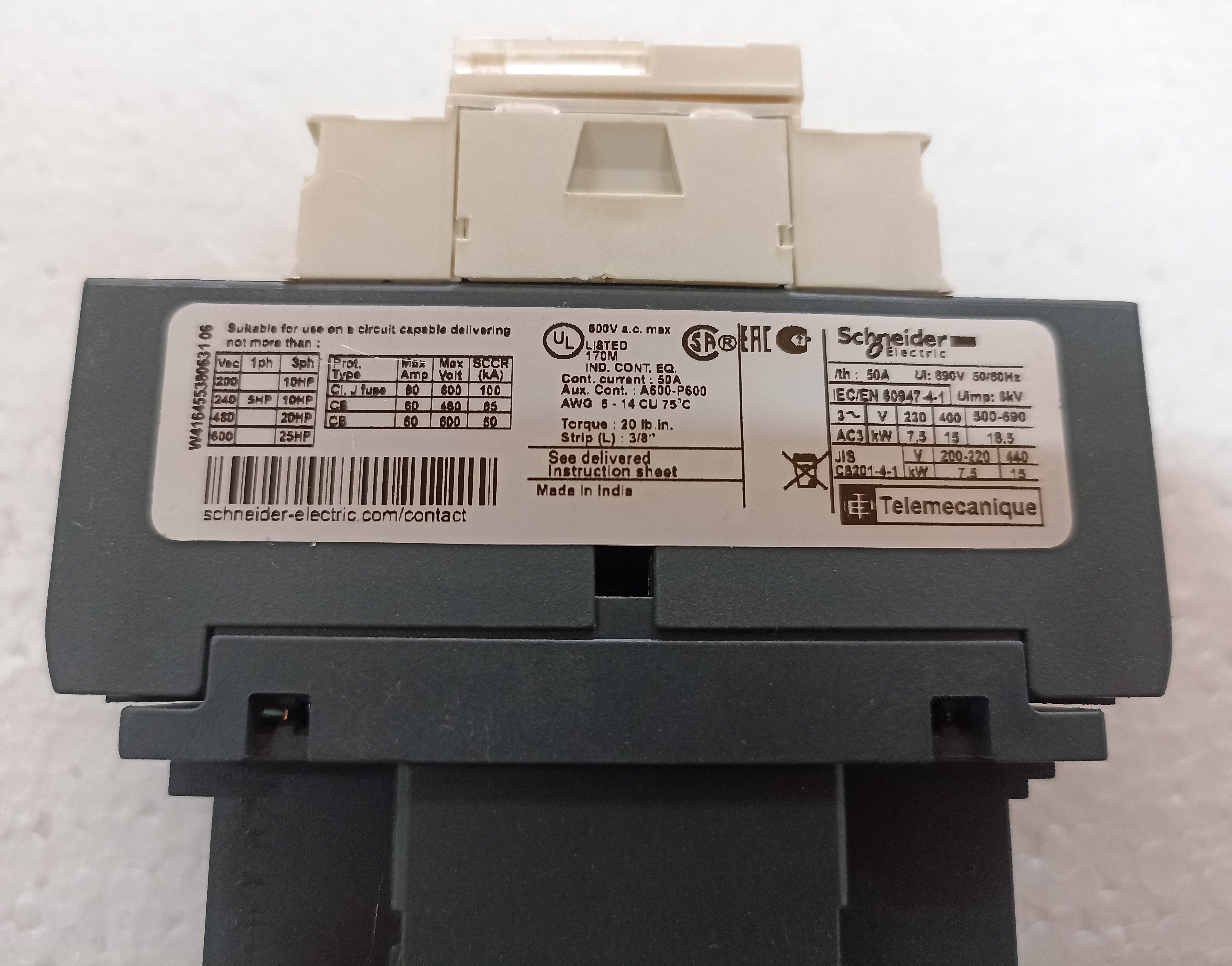 SCHNEIDER NEW LC1D32 CONTACTOR