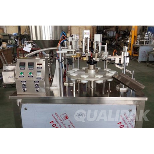 Semi-Auto Tube Filling Sealing Machine