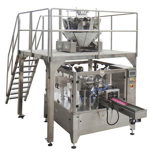 Rotary Automatic Zipper Bag Machine With Fill Seal