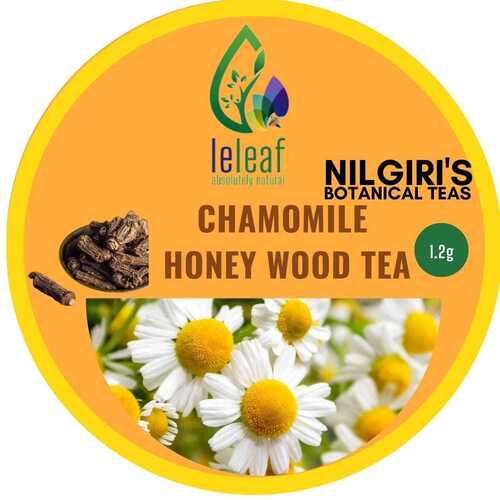 Chamomile Honey Wood Tea - 1.2 Grams | Calming Herbal Infusion with Sweet Honey Gentle Chamomile and Soothing Woody Notes