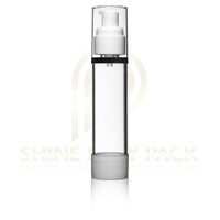 Airless Bottle - Premium Bpa-free Plastic, 50ml Capacity | Leak-resistant Design, Ergonomic Pump Mechanism