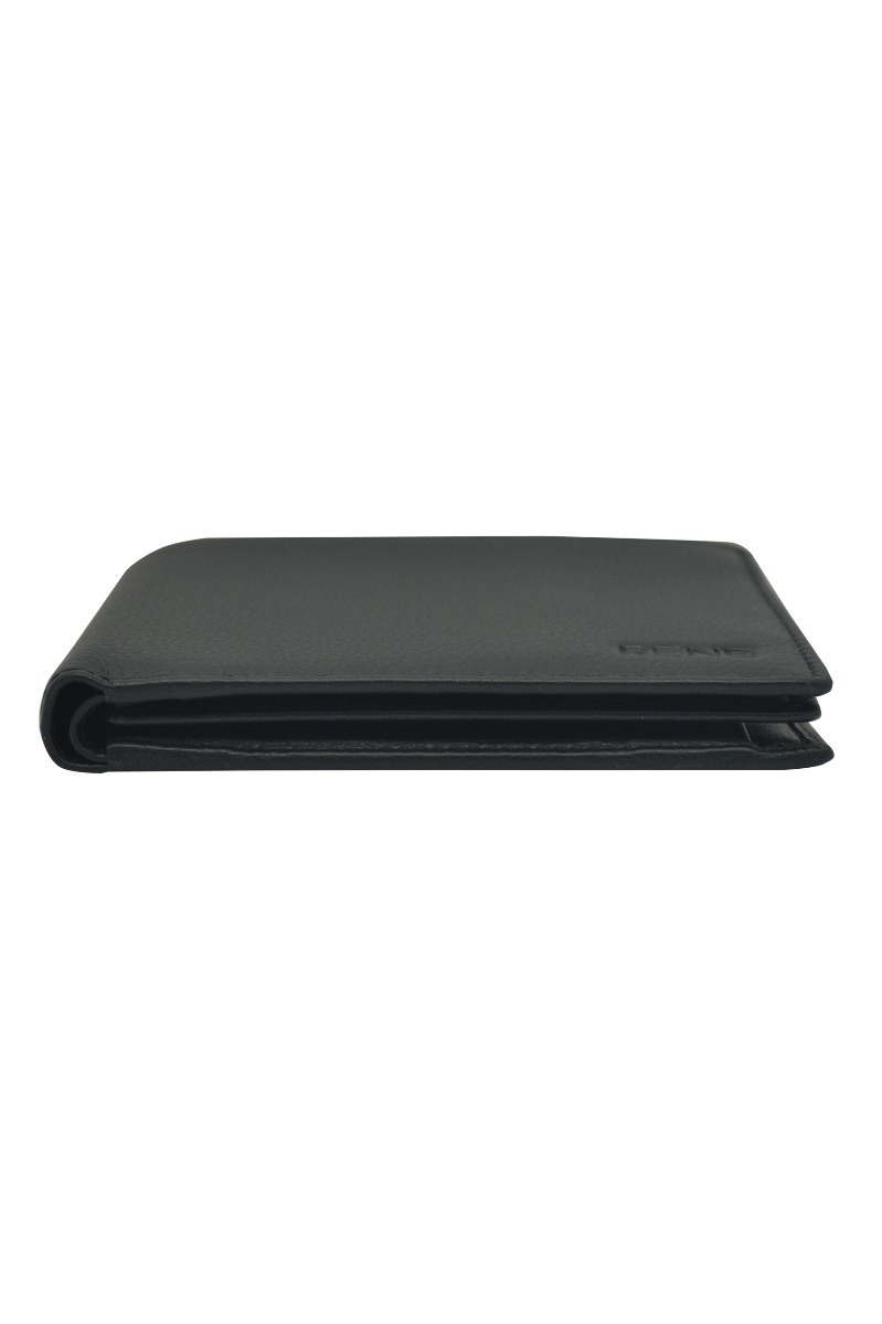 Genuine leather gents wallet/ Black